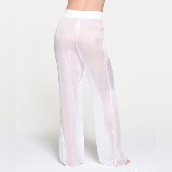 Skims Romance Smocked Chiffon Pant in Charcoal Size M | NWT | Sold out online - Picture 5 of 5